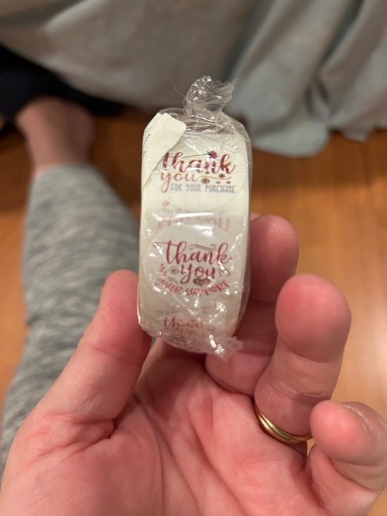 Other - Thank You Bath sticker roll